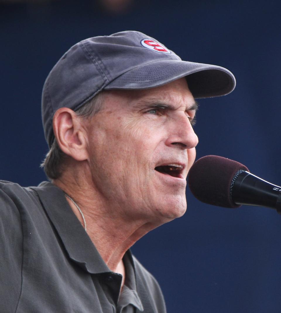 James Taylor was a surprise performer at the Newport Folk Festival in 2015. His first appearance there lasted only 15 minutes.