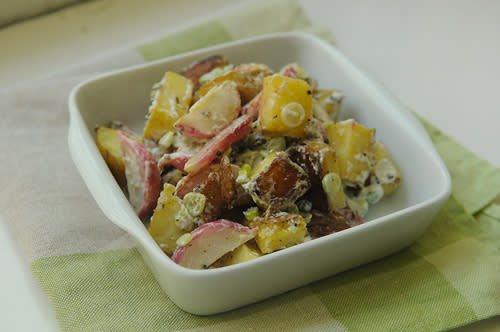 Roasted Radish and Potato Salad