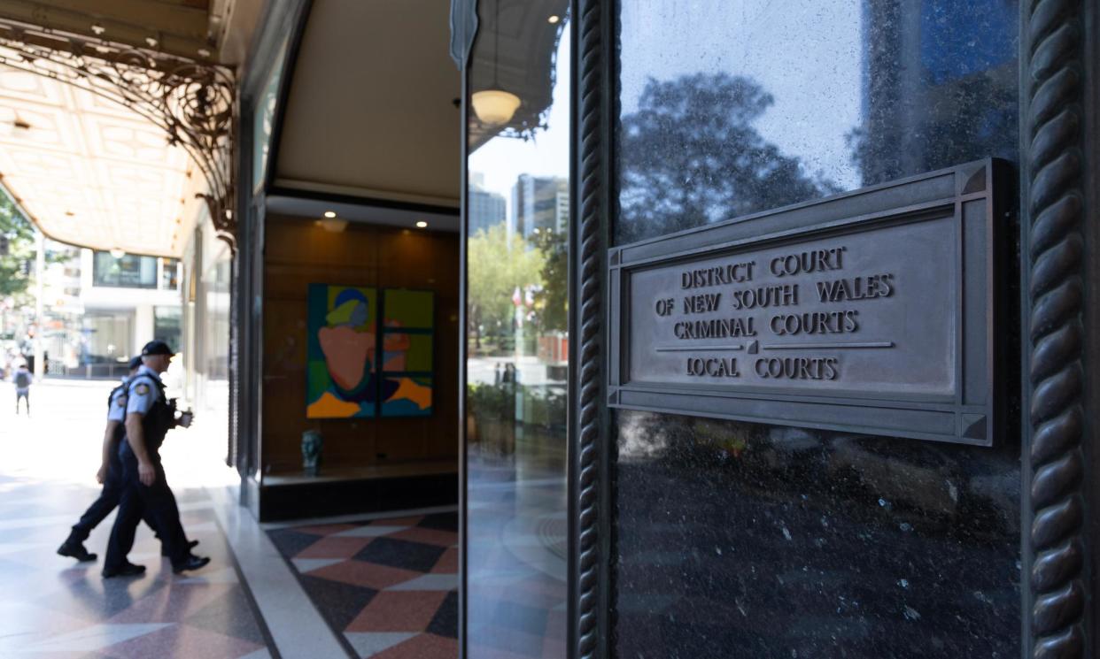 <span>The woman is the third complainant to appear before the NSW Downing Centre district court in the trial against the high-profile man.</span><span>Photograph: Mike Bowers/The Guardian</span>