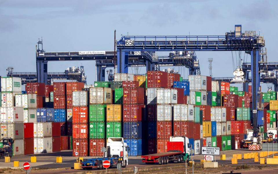 Felixstowe port strikes Unite - Chris Ratcliffe/Bloomberg