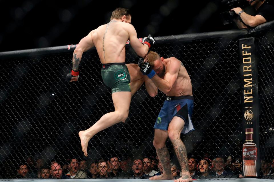 Conor McGregor beat Donald Cerrone in 2020.