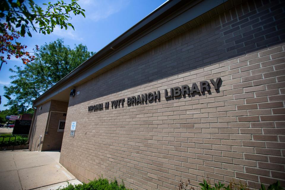 The exterior of the building Wednesday, June 29, 2022 at the Virginia M. Tutt Branch of the Saint Joseph County Library in South Bend. 