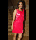 Madhoo wore a short dress - we like it.