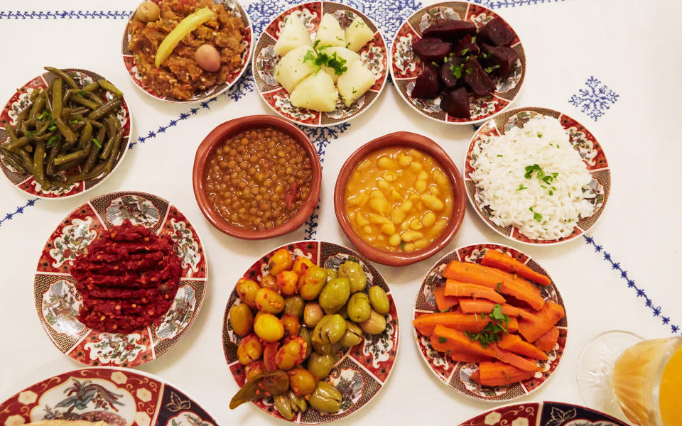 <p>Restaurant Dar Hatim is a beautiful, family-owned place, sits inside the owners’ home inside the medina. While in Fez, try traditional dishes like tagine, chicken pastille, and a salad course that includes olives and a variety of vegetables.</p>