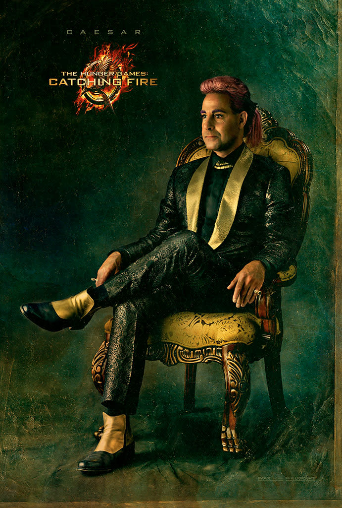 Stanley Tucci as Caesar Flickerman in the final Capitol Portrait for "The Hunger Games: Catching Fire" - 2013