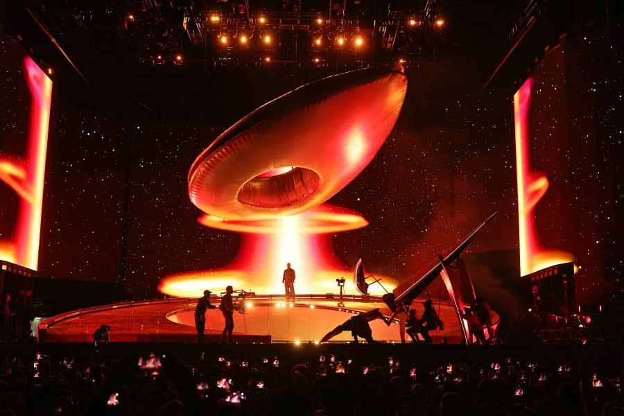 INDIO, CALIFORNIA – APRIL 14: (FOR EDITORIAL USE ONLY) J Balvin performs at the Coachella Stage during the 2024 Coachella Valley Music and Arts Festival at Empire Polo Club on April 14, 2024 in Indio, California. (Photo by Arturo Holmes/Getty Images for Coachella)