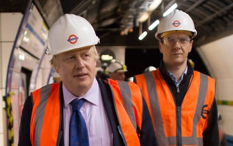 Boris Johnson (left) and George Osborne - Credit: &nbsp;Stefan Rousseau/&nbsp;PA