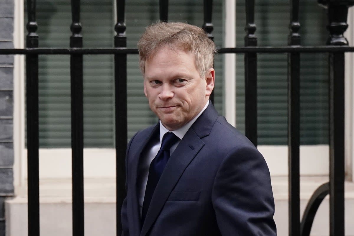 Secretary of State for Energy Security and Net Zero, Grant Shapps (Jordan Pettitt/PA) (PA Wire)