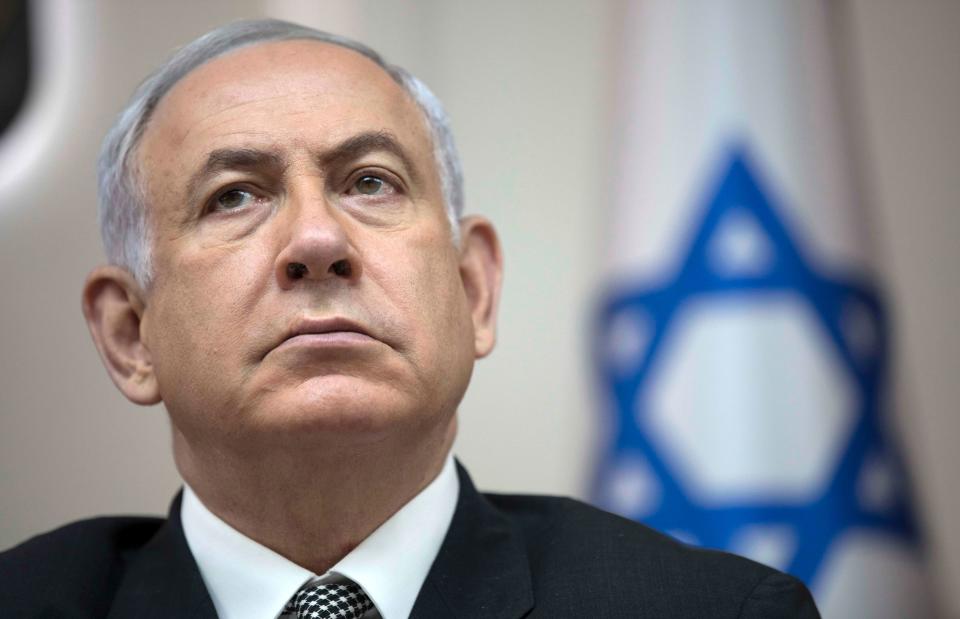 Israeli Prime Minister Benjamin Netanyahu attends the weekly Cabinet meeting at his office in Jerusalem on Sept. 3, 2017. (Photo: Abir Sultan/AFP/Getty Images)