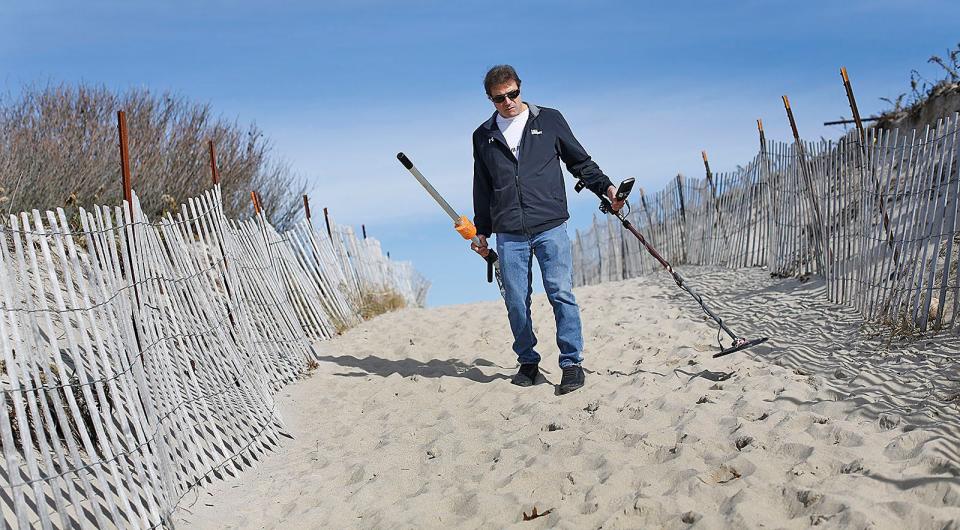 Lou Asci, of Marshfield, uses his hobby of metal detecting to help find lost items for people in and around Marshfield.