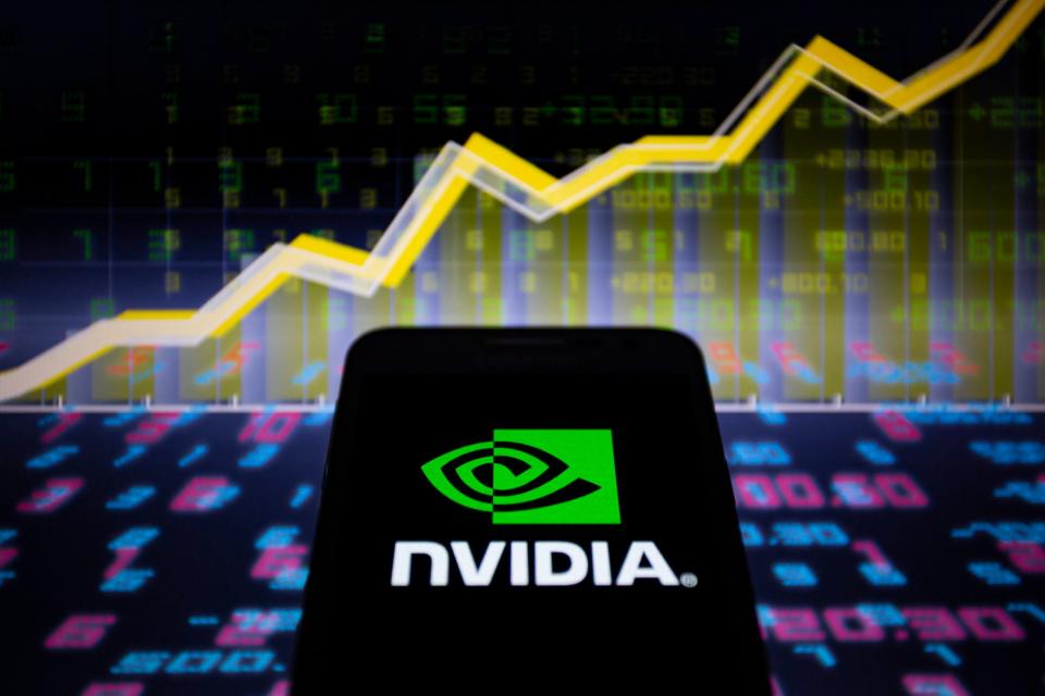 Seit Jahresbeginn legte die Nvidia-Aktie um 200 Prozent. - Copyright: picture alliance / ZUMAPRESS.com | Andre M. Chang