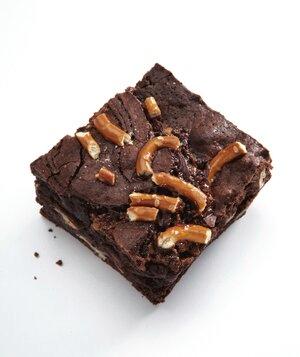 Pretzel Turtle Brownie