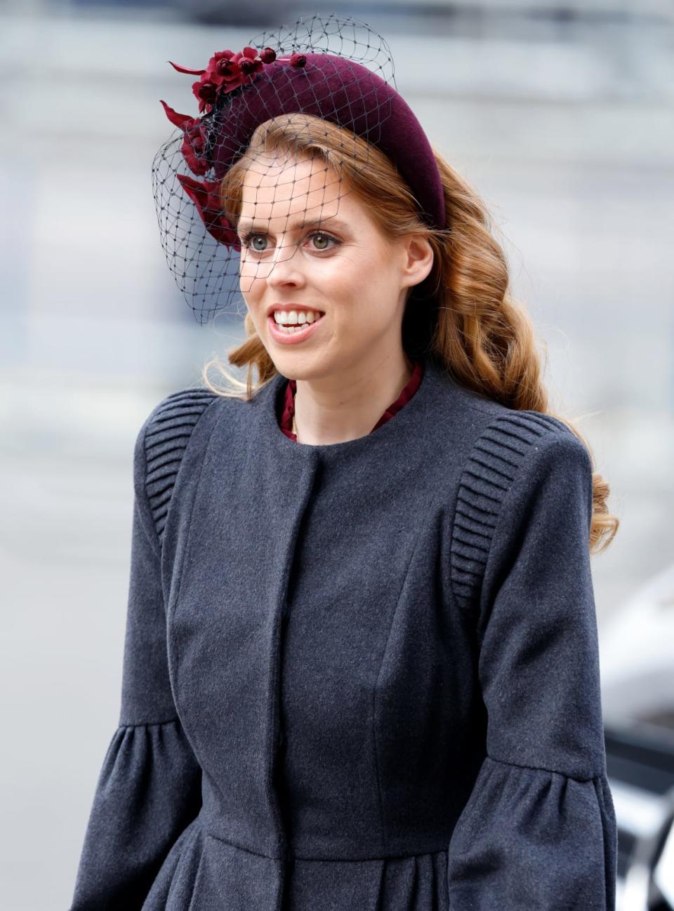 Princess Beatrice of York attends a Thanksgiving service to remember the life of Prince Philip, Duke of Edinburgh, held at Westminster Abbey on March 29, 2022 in London, England.