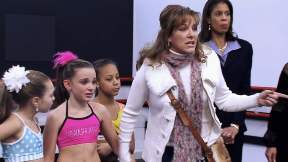 Screenshot from "Dance Moms"