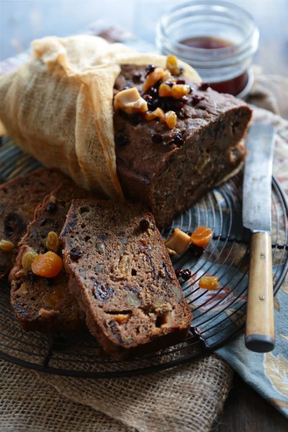 <p>Any good fruitcake needs plenty of brandy, and this recipe has got you covered!</p><p><strong>Get the recipe at <a href="https://www.countrycleaver.com/2015/12/brandied-fruit-cake.html" rel="nofollow noopener" target="_blank" data-ylk="slk:Country Cleaver;elm:context_link;itc:0;sec:content-canvas" class="link ">Country Cleaver</a>.</strong> </p>