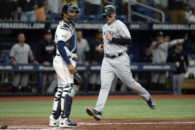 Bader drives in 2 in 3-run 8th, Yankees beat Rays 3-2 - The San Diego  Union-Tribune