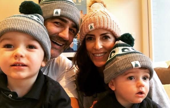 Wippa and wife Lisa share two sons Ted and Jack. Source: Instagram