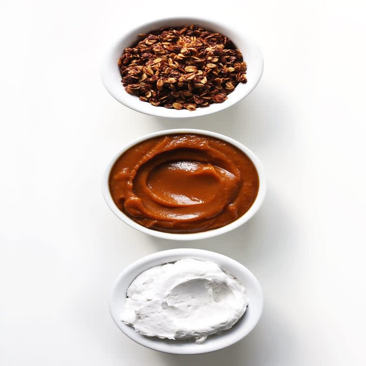 Pumpkin Pie Parfait Ingredients