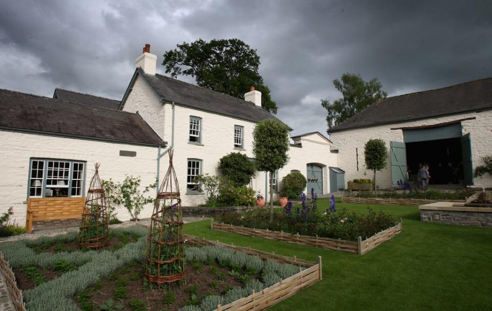 Exterior of a home as seen from the garden