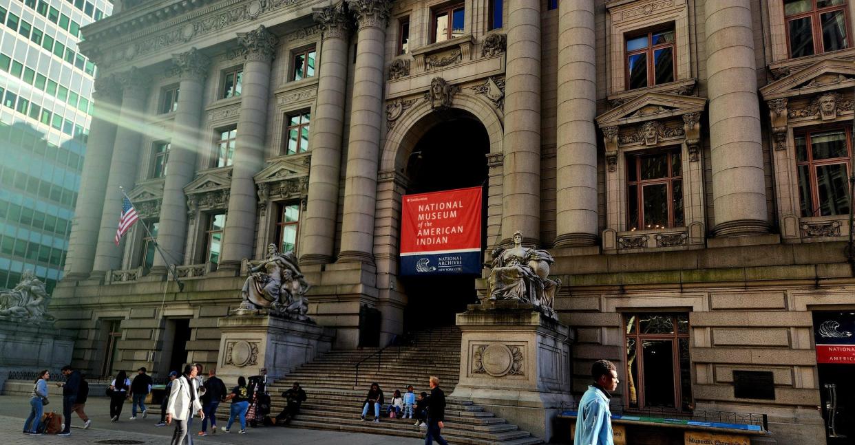 The National Museum of the American Indian, New York City.