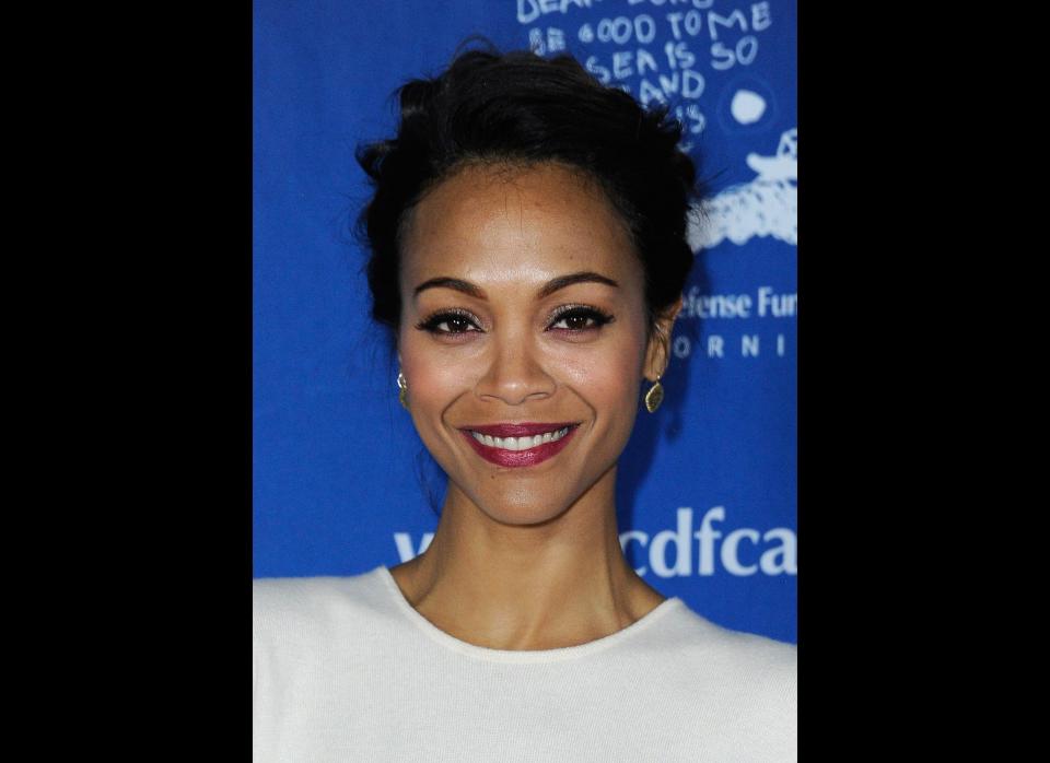 Addressing speculation she might be a lesbian, the self-professed tomboy said she <a href="http://www.shewired.com/g-spot/avatars-zoe-saldana-opens-about-her-lesbianism" target="_hplink">wasn't bothered by the reports</a>, adding, "People have sometimes told my grandmother, 'Your granddaughter has a bit of lesbianism in her,'" Saldana said. "It's that my sisters and I spent all our time among men. We were very popular with them. Our way of thinking is very masculine."    