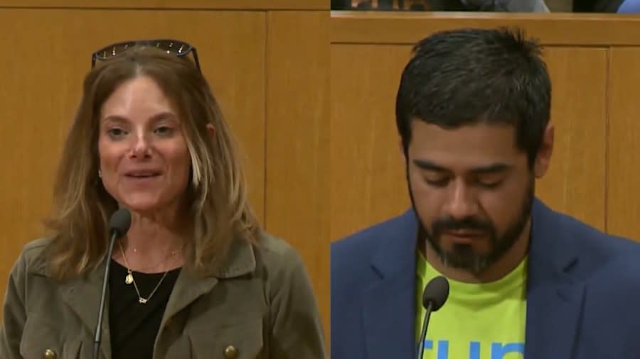 Lisa Landrum and Jesús De La Torre from the Run CLT Run organization asked Charlotte City Council about adding cameras.