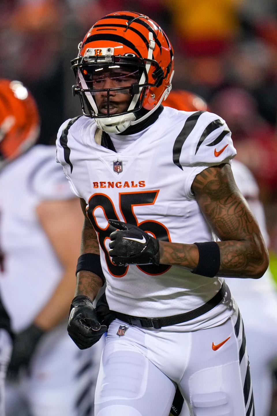 Cincinnati Bengals wide receiver Tee Higgins has recorded back-to-back 1,000-yard seasons. He is eligible for a contract extension this offseason.