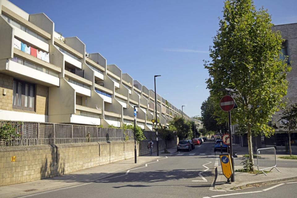 Stoneleigh Terrace’s brutalist architecture inspires Gadsby’s ceramics (Daniel Lynch)