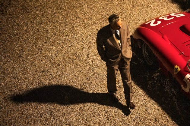 Adam-Driver-as-Enzo-Ferrari-red.-Photo-Credit-Lorenzo-Sisti - Credit: Neon/STX