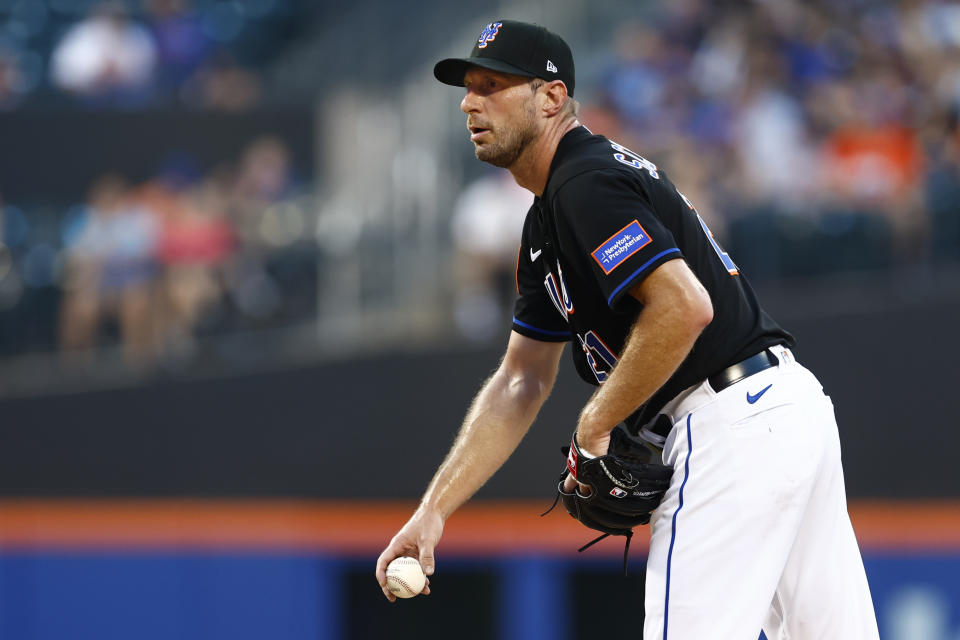 紐約大都會強投Max Scherzer轉戰至德州遊騎兵。（MLB Photo by Rich Schultz/Getty Images）