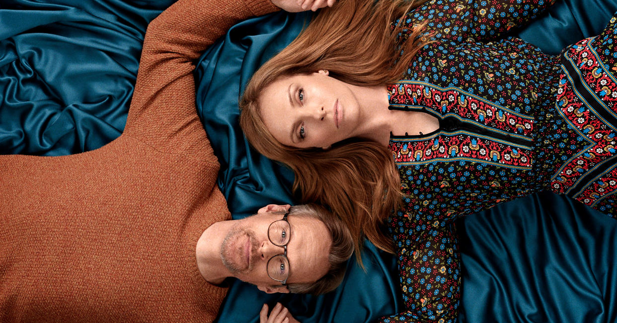 Toni Collette and Steven Mackintosh in BBC’s ‘Wanderlust’ (BBC Pictures)