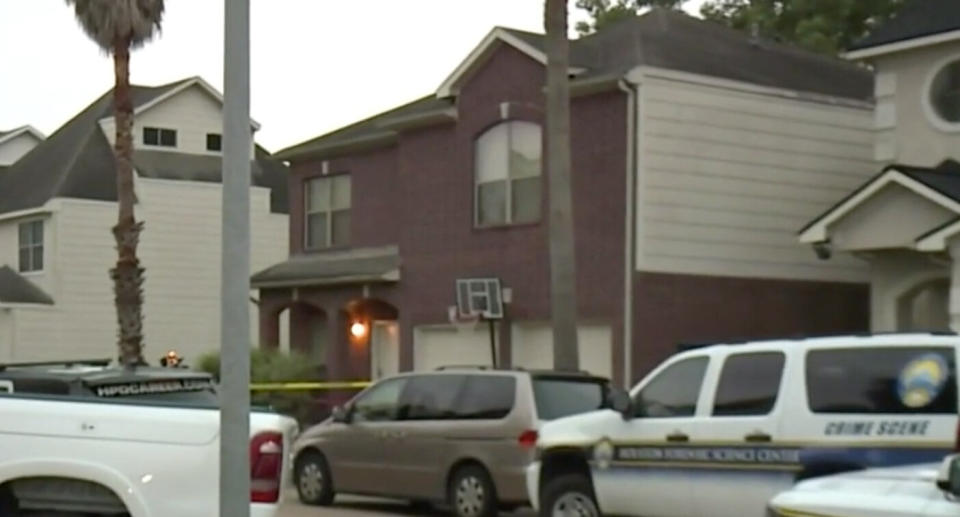 The intruder stabbed himself after he was caught in a 13-year-old girl's bedroom. Source: KPRC-TV