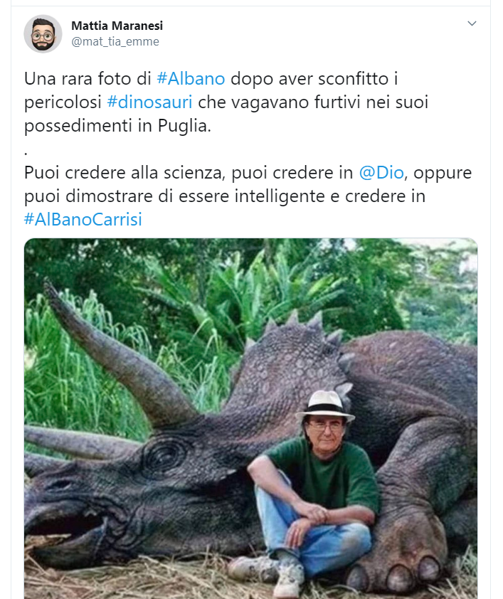 Da Jurassic Park storpiato in Cellino San Park, fino allo sterminio dei dinosauri con l'acuto di "Felicità", ecco i meme che stanno dilagando…