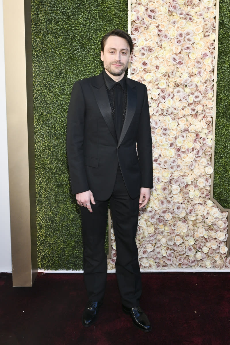 Kieran Culkin at the 81st Golden Globe Awards held at the Beverly Hilton Hotel on January 7, 2024 in Beverly Hills, California.