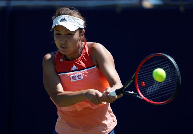 Peng Shuai, ici lors d'un tournoi en 2018, n'a plus fait d'apparition publique depuis qu'elle a accusé un ancien cadre du régime chinois d'agressions sexuelles.  (Photo: Paul Childs via Reuters)