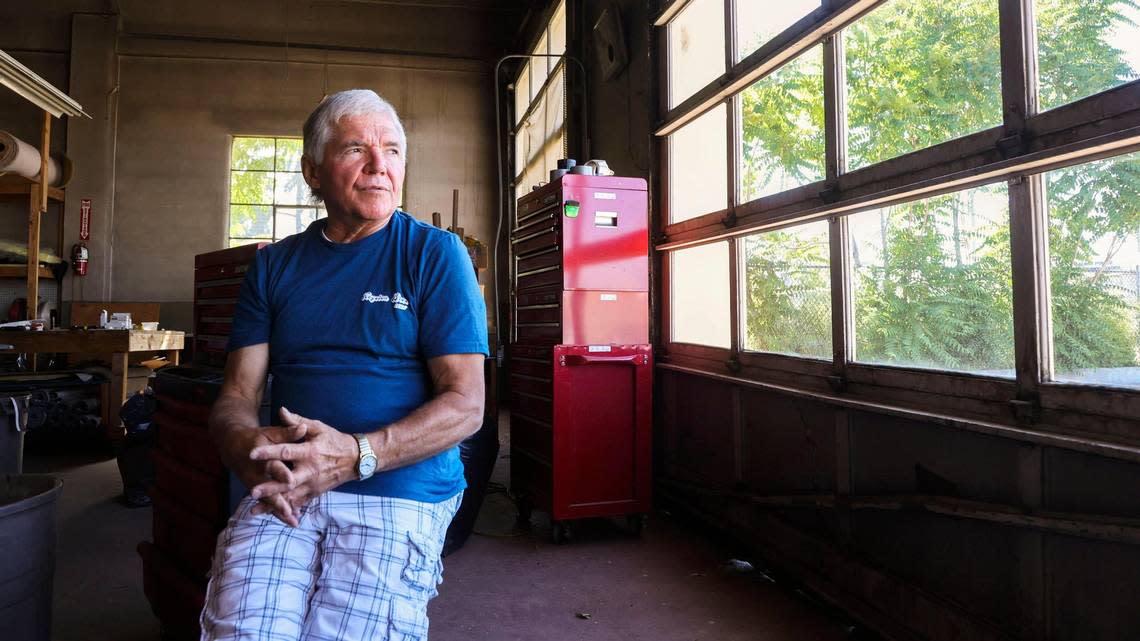 “It’s just one of the few places you can go in and not feel like you gotta take a number—like you are a number,” Terry Botkin said about his business. The owner of Boise Car Upholstery on Fairview is retiring after 40 years.