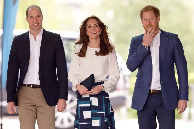 Prince William, Duke of Cambridge, Catherine, Duchess of Cambridge and Prince Harry