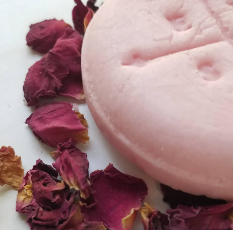 Rose soap.