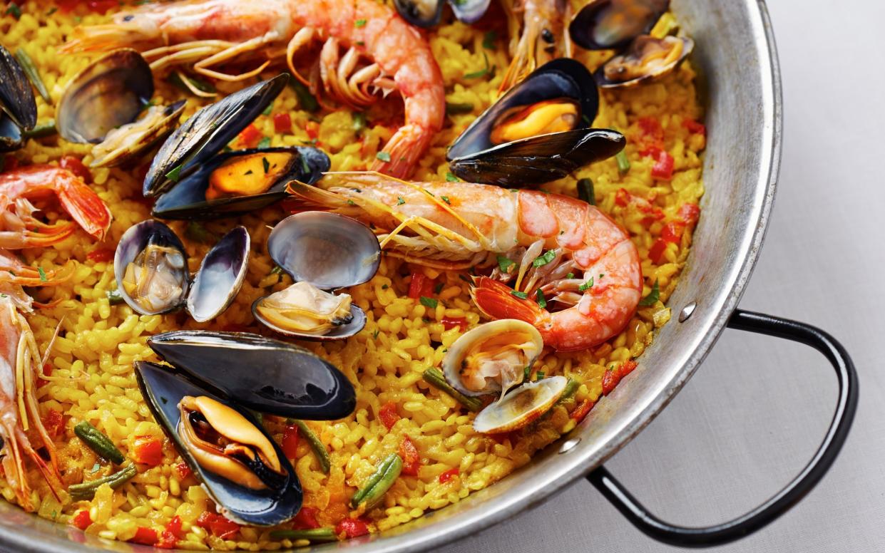 paella holiday food