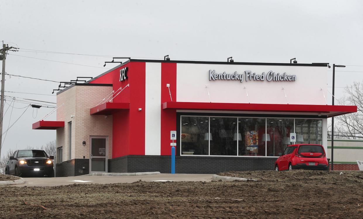 The newest Akron-area location of Kentucky Fried Chicken on 3070 Manchester Road in Coventry Township is now open, ahead of schedule.