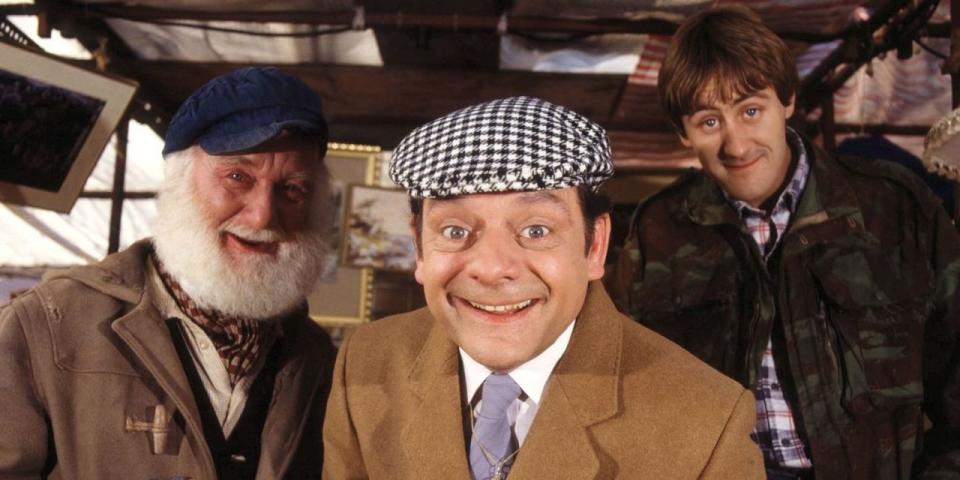 Sir David played Del Boy in ‘Only Fools and Horses’. Copyright: [BBC]