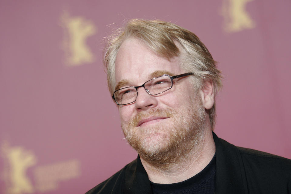 Closeup of Philip Seymour Hoffman