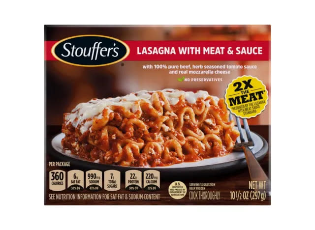 Stouffer's Lasagna with Meat Sauce