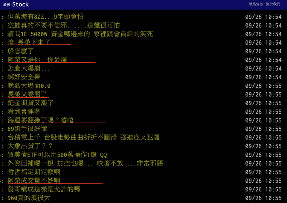 網友熱議航運股。圖／取自PTT