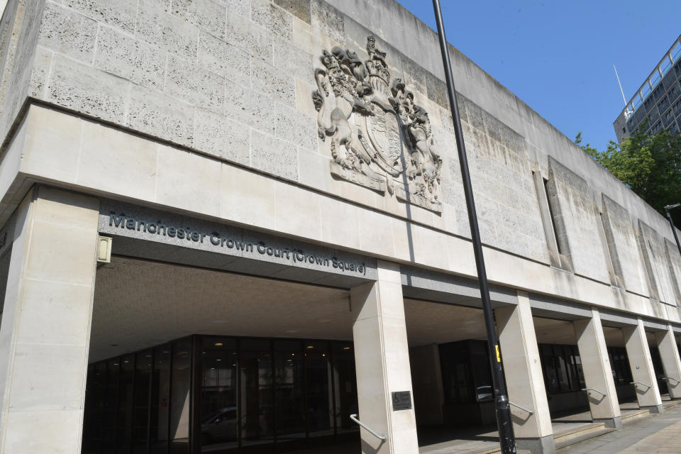 Manchester Crown Court (Crown Square) in central Manchester.