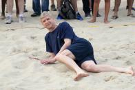 <p>After winning the 2014 FA Cup he went to Brazil to celebrate on Copacabana beach. </p>