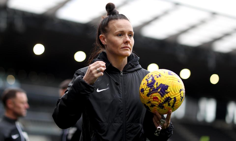 <span>Rebecca Welch became the first woman to referee a Premier League match in December 2023.</span><span>Photograph: Ryan Pierse/Getty Images</span>