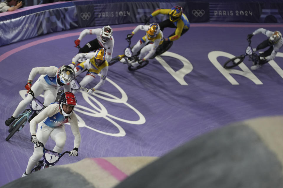 Saya Sakakibara of Australia wins Olympic gold in BMX racing at the