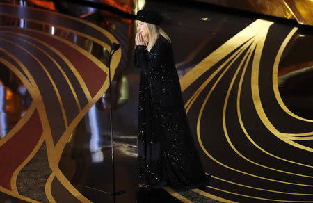 91st Academy Awards - Oscars Show - Hollywood, Los Angeles, California, U.S., February 24, 2019. Barbra Streisand presents "Blackkklansman". REUTERS/Mike Blake