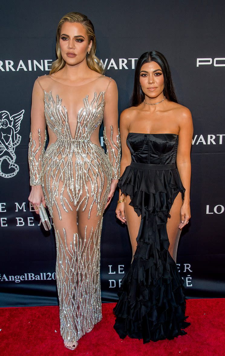 Khloé and Kourtney Kardashian